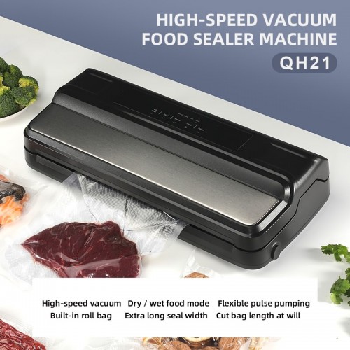 QH21 Fully Automatic Commercial Vacuum Sealer with Roll Bag Chamber