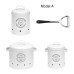 Fruit and Vegetable Food Storage Container Metal Jar Set(3 Pieces with Planer Tool )