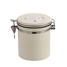 304 Stainless Steel Seal Tank Thickened Food Storage Airtight Jar With Scoop Exhaust Valve