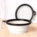 Portable Pet Bowl Foldable Telescopic TPE Dog Bowl For Outdoor Drinking Water