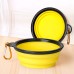 Portable Pet Bowl Foldable Telescopic TPE Dog Bowl For Outdoor Drinking Water