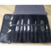 Genuine Leather Chef Knife Roll Bag Can Holds 10 Knives