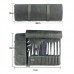 Waterproof Waxed Canvas Chef’s Knife Roll Bag With 11 Slots 