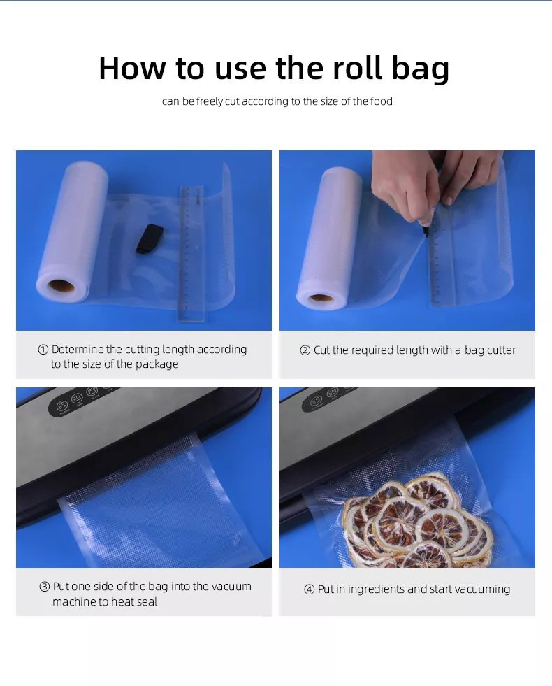 Vacuum Sealer Plastic Bags Rolll