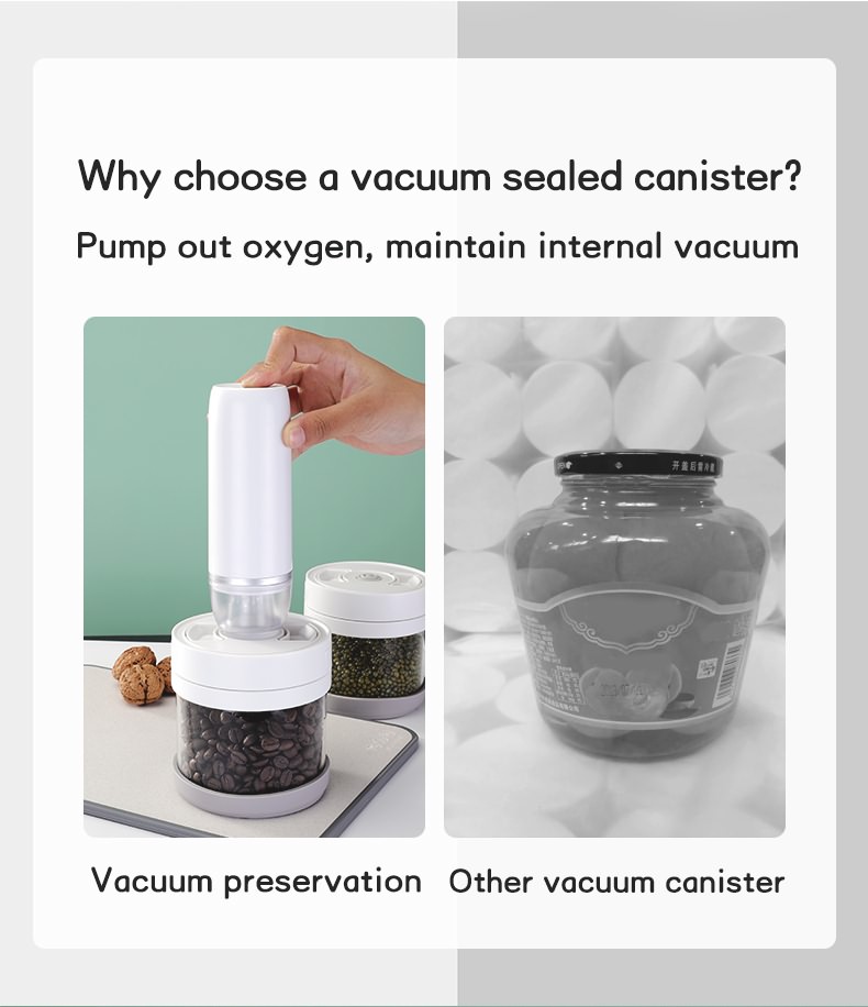 Glass Vacuum Sealer Canister