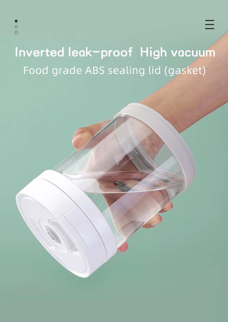 Glass Vacuum Sealed Storage Container