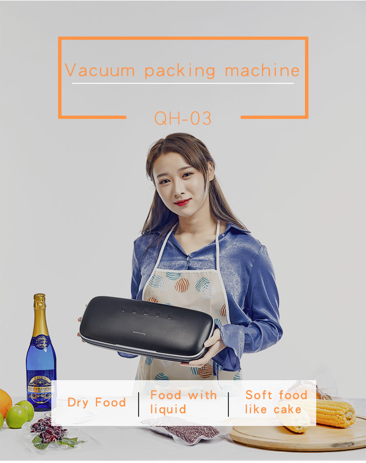 Household Automatic Food Vacuum Packaging Machine Kitchen Appliance