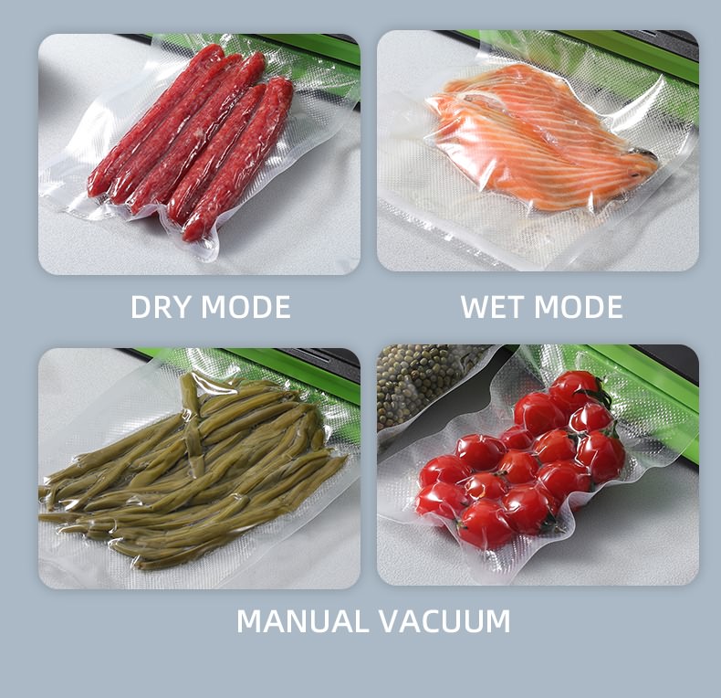 New Vacuum Packing Sealing Machine With Built-in Bag Cutter and External Roll Bag Holder