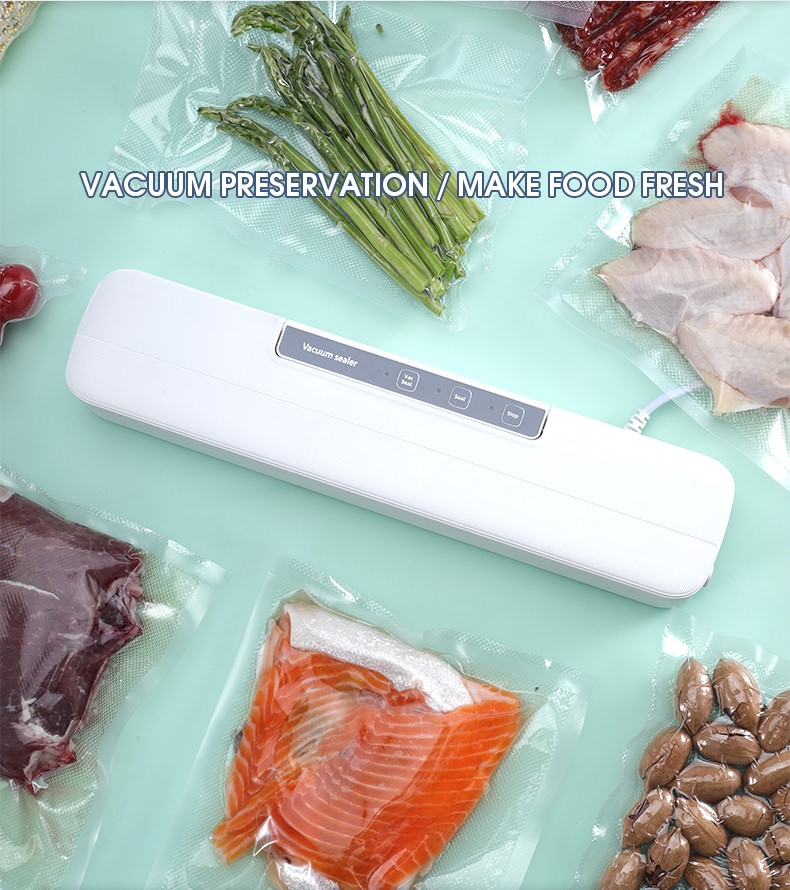 Mini Portable Vacuum Sealer With Buzzer Sound and Bag cutter