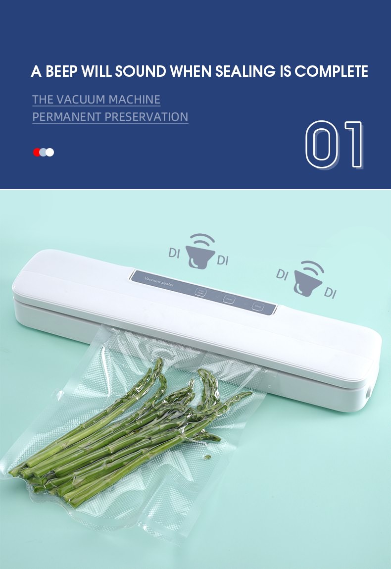 Mini Portable Vacuum Sealer With Buzzer Sound and Bag cutter