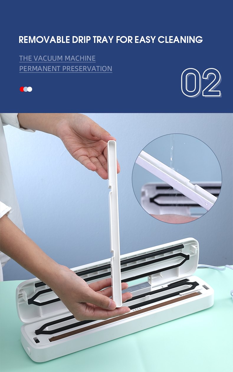 Mini Portable Vacuum Sealer With Buzzer Sound and Bag cutter