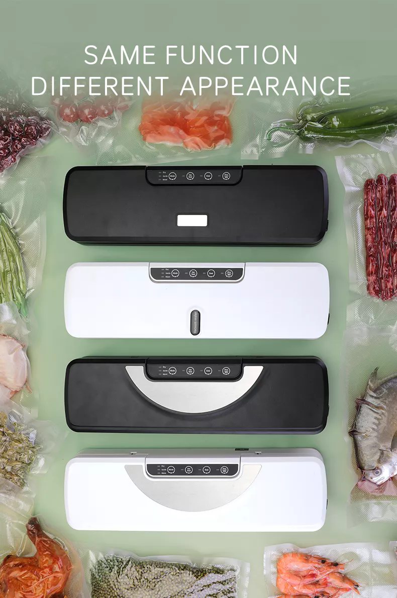 Rechargeable Portable Household Food Vacuum Sealer Built-in lithium battery One-key Vacuum