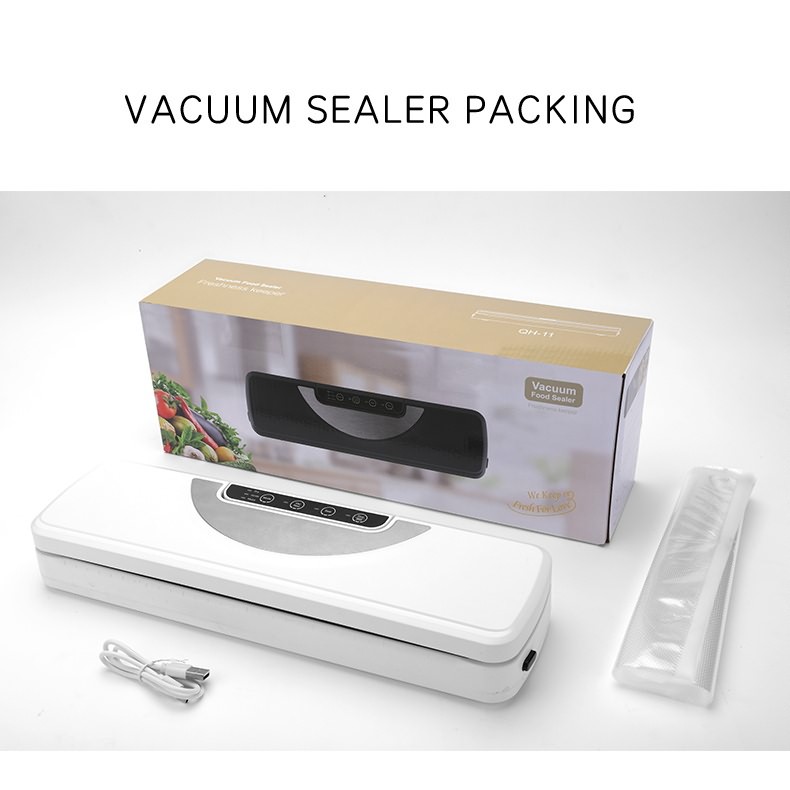 Rechargeable Portable Household Food Vacuum Sealer Built-in lithium battery One-key Vacuum