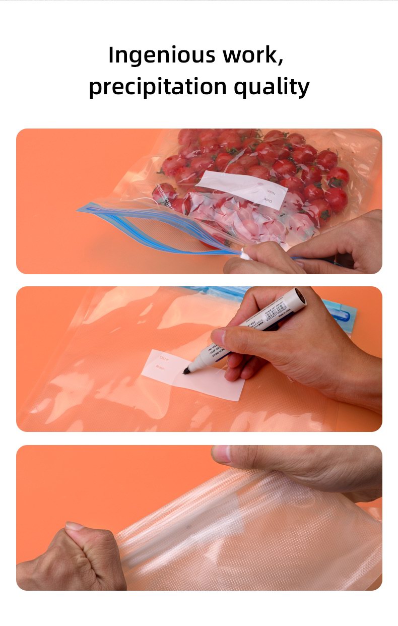 Vacuum Sealed Food Storage Zipper Bag