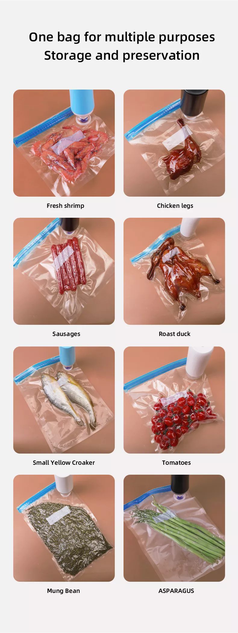 Vacuum Sealing Bag Usage